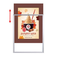 Designer Beveled Slide-In Picture Sign Frames for Posters 16x20 | 3" Wide Matboard