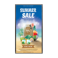 Large 36x42 Frame Beveled Slide in Poster Frame