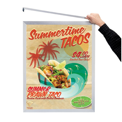 12x16 Frame Euro-Style Top / Side Load - Poster Frame Sign Holder Slide In Frame Design