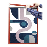 Slide In 22x28 Wood Frame Top Load, Side Load Poster Frame Sign Holder