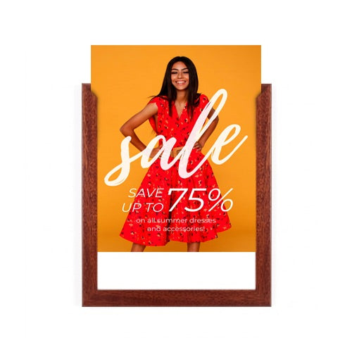 TOP LOADING QUICK CHANGE 8x10 WOOD FRAME