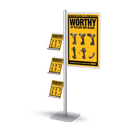 POSTO-STAND™ Quick Change Slide-in Sign Holder 24x36 (SINGLE FRAME OFFSET)