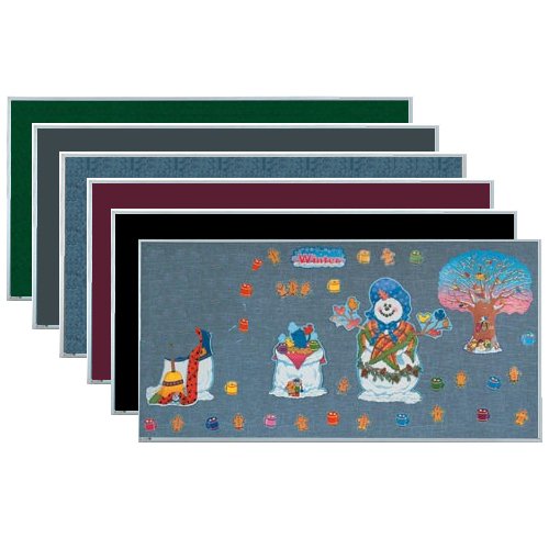 METAL FRAME 36x96 VINYL BULLETIN BOARD (SHOWN IN LANDSCAPE ORIENTATION)