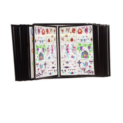 Swinging Multi-Panel Flash Art Wall Displays | Choose From 10, 20, 30 Flip Panels 31"w x 37" h