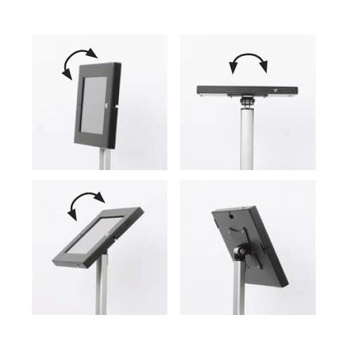 Free Standing Lockable iPAD Tilts with Ease