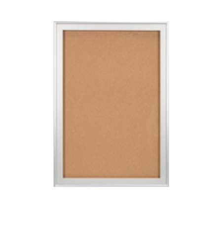 Extra Large Designer Metal 36 x 96 Enclosed Bulletin Cork Board SwingFrames