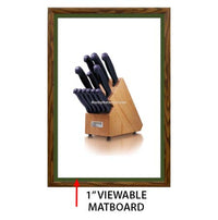 Designer Wood Snap Frames for Posters 22x34 (1" Wide Matboard)