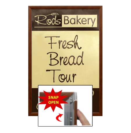 Wood Poster Snap Frames 24 x 48 (for MOUNTED GRAPHICS)