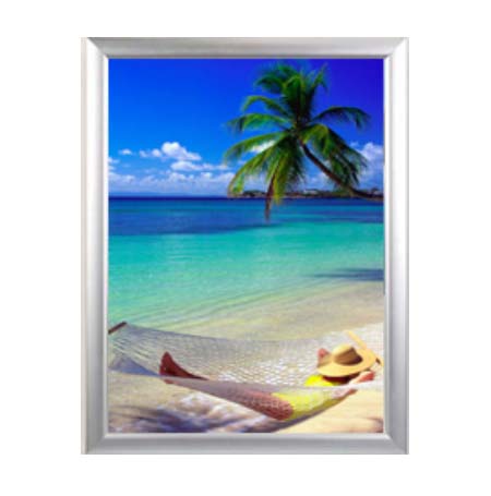 Super Wide-Face LED SwingFrame Lightboxes Edge-Lit in 5 Poster Sizes