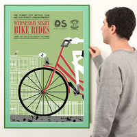 GREEN 20x30 METAL FRAME WITH KELLY GREEN MATBOARD (SHOWN in PORTRAIT ORIENTATION)