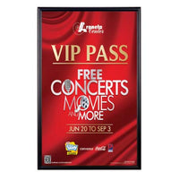 18x24 Metal Picture Frame with Wide-Face Poster Display Frame in Four Finishes + Custom Sizes