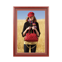 MAHOGANY WOOD SWINGFRAME 14x22